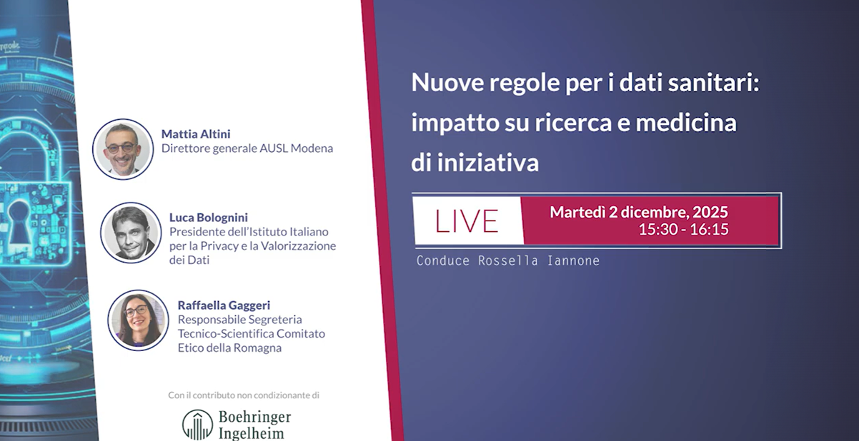 Nuove regole per i dati sanitari: impatto su ricerca e medicina di iniziativa